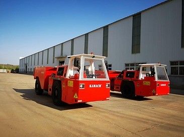 低排気ガスエンジンを持つ狭い8トンの地下鉱山トラック